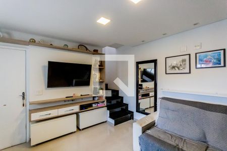 Sala de apartamento à venda com 2 quartos, 52m² em Vila Lucinda, Santo André