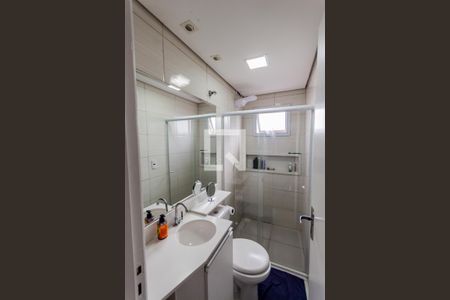 Banheiro da Suíte  de apartamento à venda com 2 quartos, 52m² em Vila Lucinda, Santo André