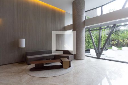 Studio à venda com 36m², 1 quarto e 1 vaga Studio à venda com 36m², 1 quarto e 1 vagaHall social