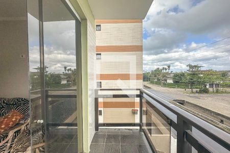 Varanda  de apartamento para alugar com 3 quartos, 102m² em Balneario Cidade Atlantica, Guarujá