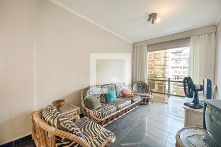 Sala de apartamento para alugar com 4 quartos, 150m² em Balneario Cidade Atlantica, Guarujá