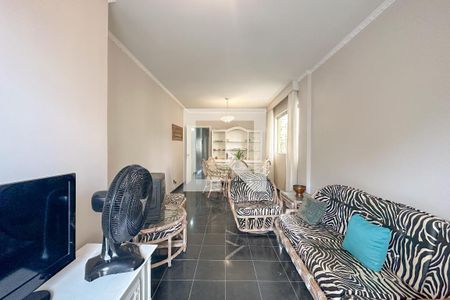 Sala de apartamento para alugar com 3 quartos, 102m² em Balneario Cidade Atlantica, Guarujá