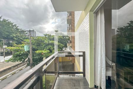 Varanda de apartamento para alugar com 3 quartos, 102m² em Balneario Cidade Atlantica, Guarujá