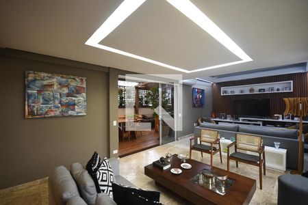 Apartamento à venda com 220m², 3 quartos e 5 vagasSala da cobertura