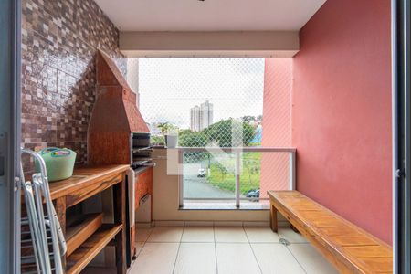 Varanda da Sala de apartamento à venda com 3 quartos, 90m² em Parque São Vicente, Santo André