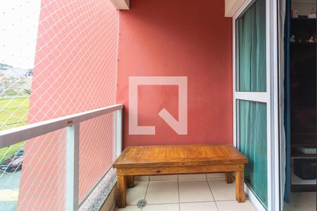Varanda da Sala de apartamento à venda com 3 quartos, 90m² em Parque São Vicente, Santo André