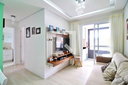 Sala de apartamento à venda com 2 quartos, 65m² em Vila Curuçá, Santo André