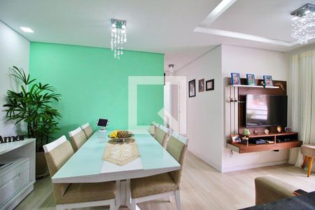 Sala de apartamento à venda com 2 quartos, 65m² em Vila Curuçá, Santo André