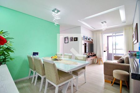 Sala de apartamento à venda com 2 quartos, 65m² em Vila Curuçá, Santo André