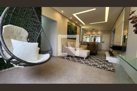 Detalhe Sala de apartamento para alugar com 3 quartos, 125m² em José Menino, Santos