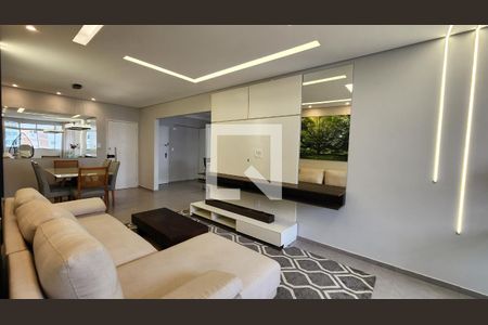 Sala de apartamento para alugar com 3 quartos, 125m² em José Menino, Santos