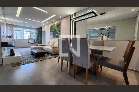 Sala de apartamento para alugar com 3 quartos, 125m² em José Menino, Santos