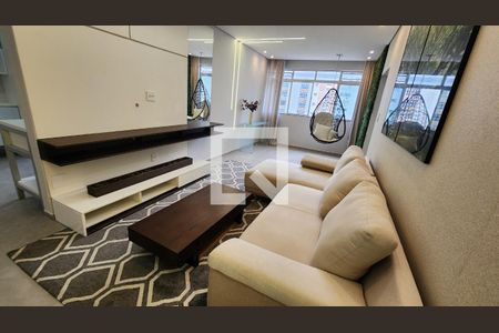 Sala de apartamento para alugar com 3 quartos, 125m² em José Menino, Santos