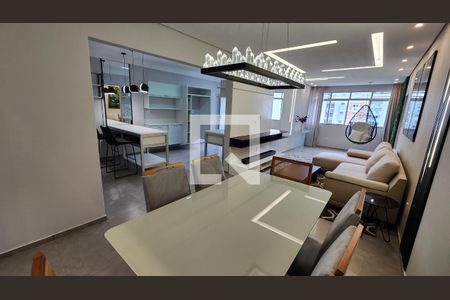 Sala de apartamento para alugar com 3 quartos, 125m² em José Menino, Santos