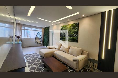 Sala de apartamento para alugar com 3 quartos, 125m² em José Menino, Santos