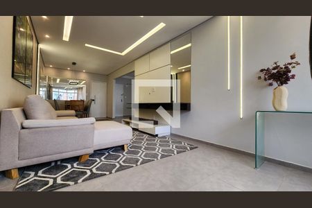 Sala de apartamento para alugar com 3 quartos, 125m² em José Menino, Santos