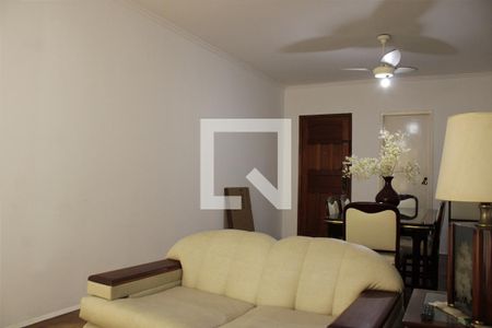 Sala de apartamento para alugar com 5 quartos, 138m² em Jardim Tres Marias, Guarujá