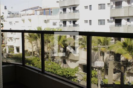 Varanda da Sala de apartamento para alugar com 5 quartos, 138m² em Jardim Tres Marias, Guarujá