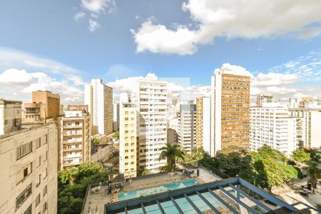 Vista do Quarto de apartamento à venda com 1 quarto, 39m² em Santa Cecília, São Paulo