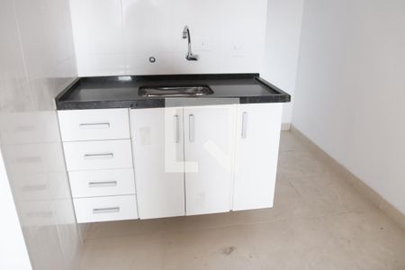 Sala e Cozinha de casa de condomínio à venda com 2 quartos, 50m² em Parque Edu Chaves, São Paulo