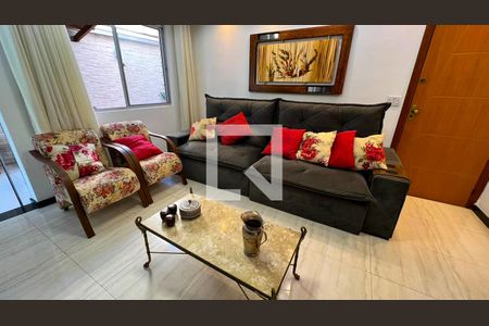Sala de apartamento à venda com 4 quartos, 132m² em Fernão Dias, Belo Horizonte