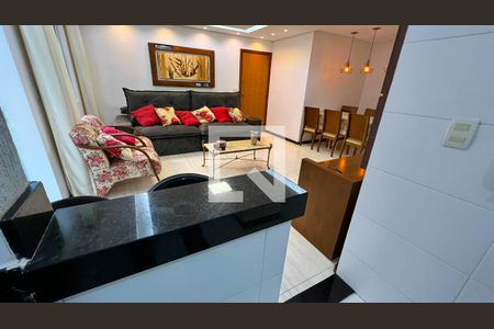 Sala de apartamento à venda com 4 quartos, 132m² em Fernão Dias, Belo Horizonte