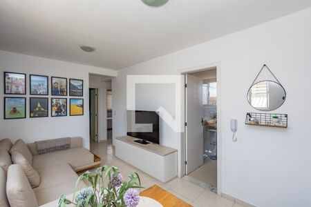 Sala de apartamento à venda com 3 quartos, 72m² em Estrela do Oriente, Belo Horizonte