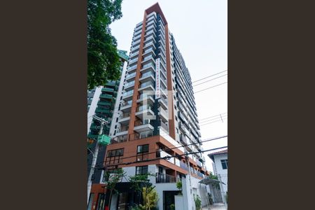 Fachada do Prédio de apartamento para alugar com 1 quarto, 42m² em Chácara Inglesa, São Paulo