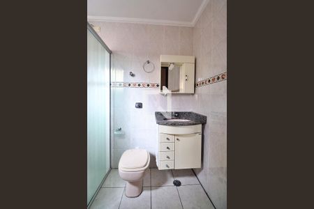 Banheiro do Quarto 1 de apartamento à venda com 3 quartos, 107m² em Campestre, Santo André