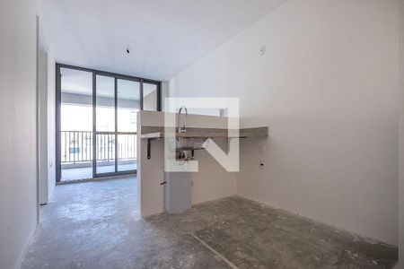 Sala/Cozinha de apartamento para alugar com 1 quarto, 44m² em Paraíso, São Paulo