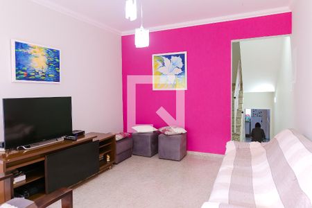 Sala de casa à venda com 3 quartos, 140m² em Campestre, Santo André