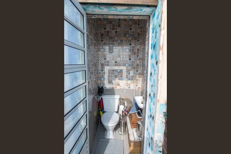 Banheiro da varanda/cobertura de apartamento à venda com 1 quarto, 100m² em Cambuci, São Paulo