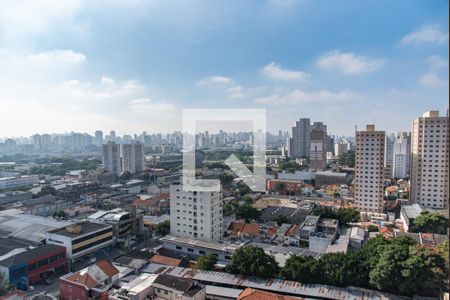 Vista da varanda/cobertura de apartamento à venda com 1 quarto, 100m² em Cambuci, São Paulo