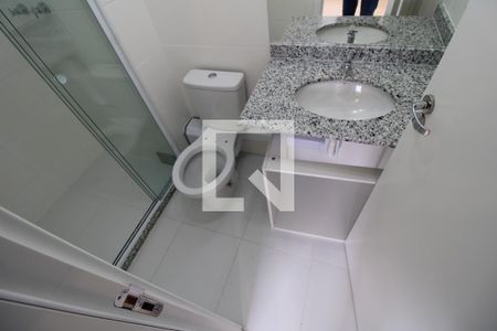 Apartamento para alugar com 62m², 3 quartos e 1 vagaBanheiro da suíte 