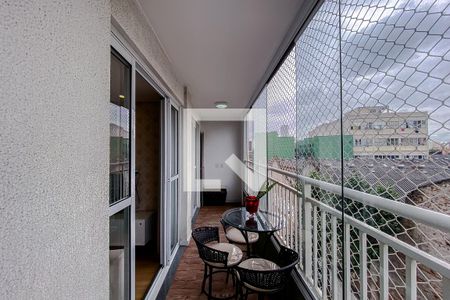 Varanda da Sala de apartamento à venda com 2 quartos, 57m² em Belém, São Paulo