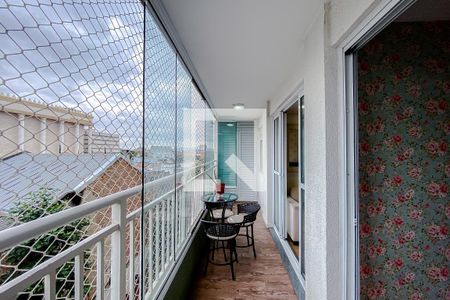 Varanda da Sala de apartamento à venda com 2 quartos, 57m² em Belém, São Paulo
