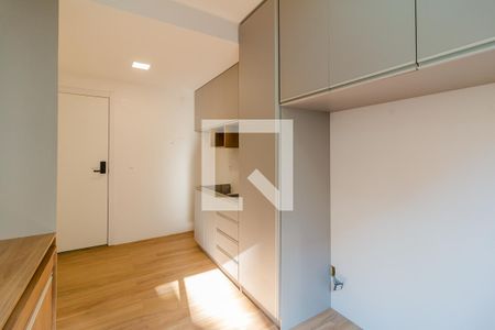 Sala/Cozinha de kitnet/studio à venda com 1 quarto, 24m² em Centro Histórico, Porto Alegre