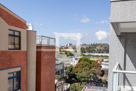 Vista da varanda da sala  de apartamento à venda com 3 quartos, 76m² em Dona Clara, Belo Horizonte