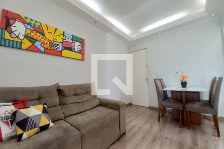 Sala de apartamento à venda com 2 quartos, 55m² em Jardim Ipaussurama, Campinas