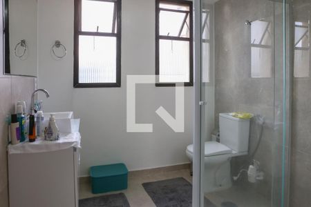 Banheiro da Suíte de apartamento para alugar com 1 quarto, 57m² em Alto da Lapa, São Paulo