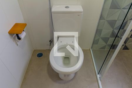 Banheiro de kitnet/studio para alugar com 1 quarto, 41m² em Vila Buarque, São Paulo