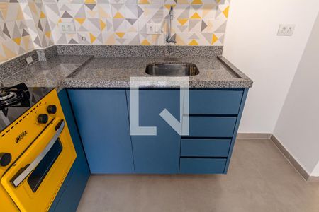 Cozinha de kitnet/studio para alugar com 1 quarto, 41m² em Vila Buarque, São Paulo
