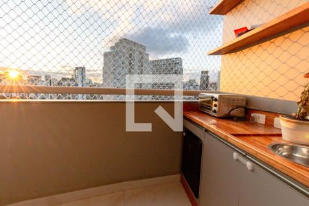 Varanda da Sala de apartamento à venda com 2 quartos, 80m² em Vila Uberabinha, São Paulo