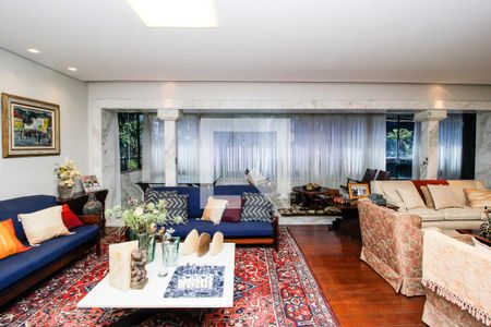 Sala 1 de apartamento à venda com 6 quartos, 585m² em Serra, Belo Horizonte