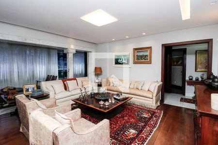 Sala 2 de apartamento à venda com 6 quartos, 585m² em Serra, Belo Horizonte