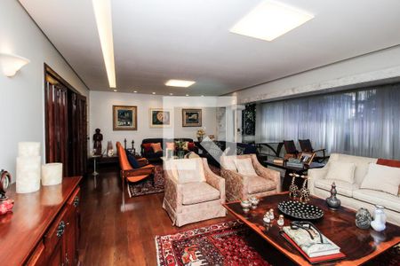Sala1/Sala2 de apartamento à venda com 6 quartos, 585m² em Serra, Belo Horizonte