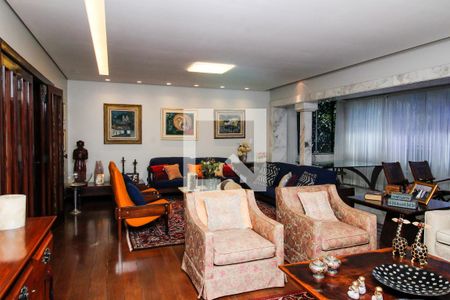 Sala1/Sala2 de apartamento à venda com 6 quartos, 585m² em Serra, Belo Horizonte