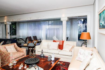 Sala 2 de apartamento à venda com 6 quartos, 585m² em Serra, Belo Horizonte