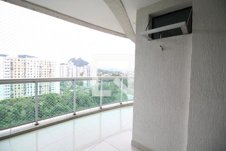 Varanda da Sala de apartamento para alugar com 3 quartos, 81m² em Jacarepaguá, Rio de Janeiro