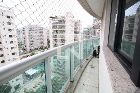 Varanda da Sala de apartamento para alugar com 3 quartos, 81m² em Jacarepaguá, Rio de Janeiro